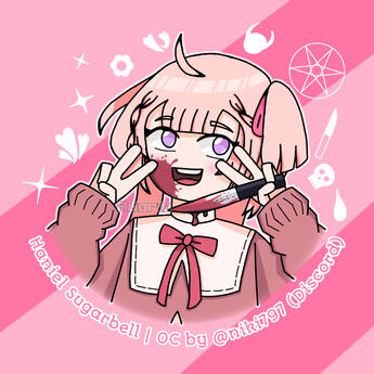 Haniel Sugarbell a friend's OC